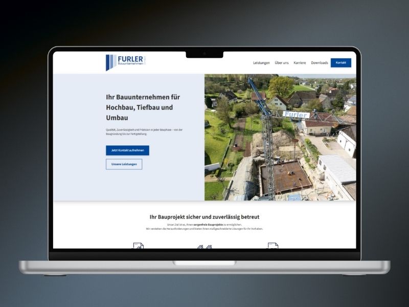 Furlerbau Webdesign