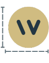 Favicon von Webwild mit Maßlinien